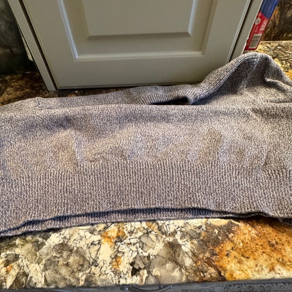 Men’s Chaps 100% cotton grey sweater large - Picture 4 of 10